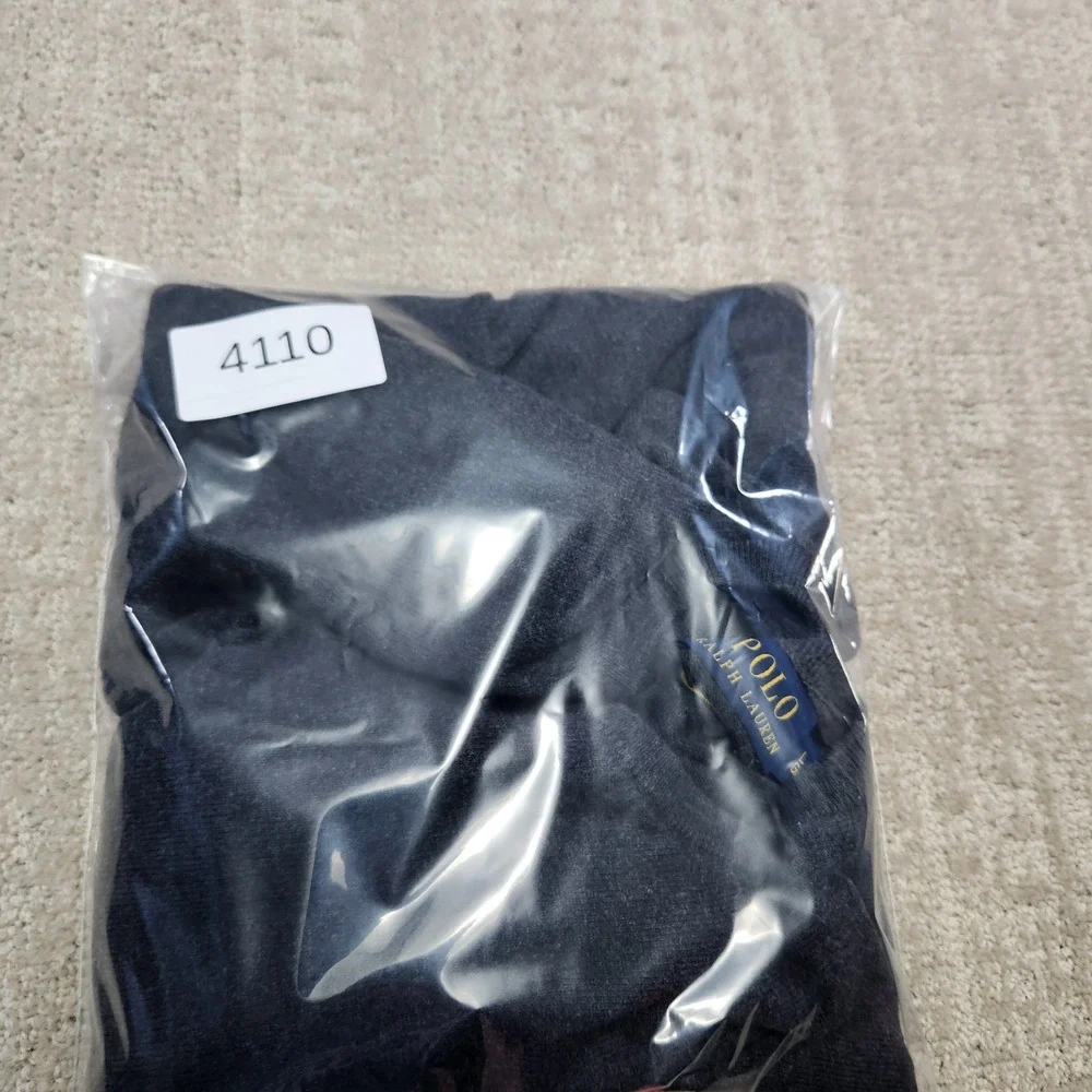 Polo Ralph Lauren‎ Sweater Men Large Pima Cotton Gray Lightweight Knit Preppy